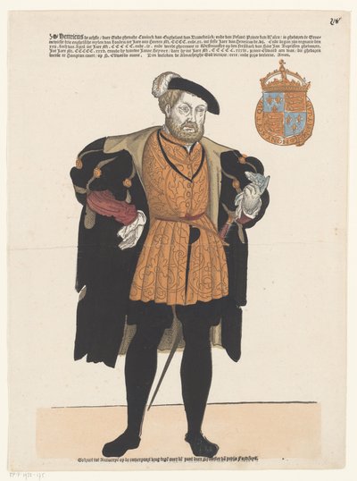 Henrik angol portréja alkotó: Cornelis Anthonisz. (manner of)