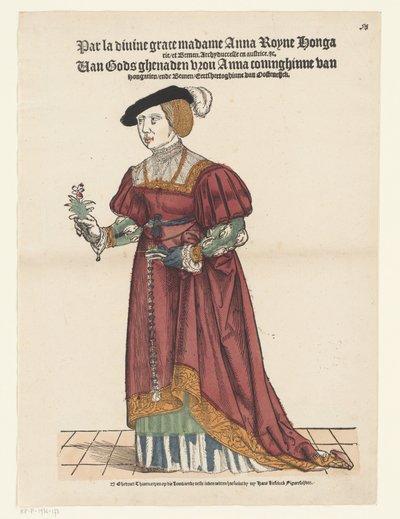 Ausztriai Anna portréja alkotó: Cornelis Anthonisz. (possibly)