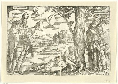 Allegória egységgel, békével és szeretettel alkotó: Cornelis Anthonisz.