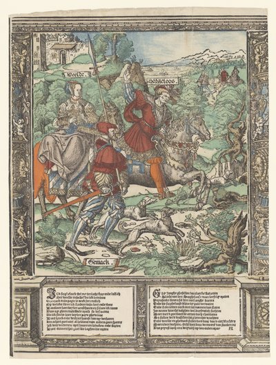 Vadászat The Story of Sorgheloos (sorozat címe) alkotó: Cornelis Anthonisz.