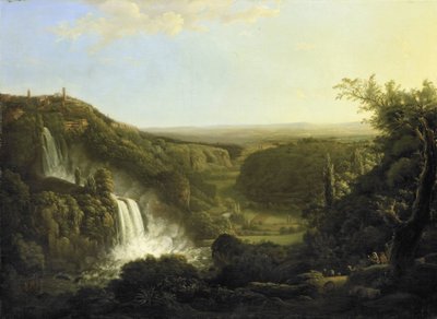 Az Anio-völgy a Tivoli-vízesésekkel alkotó: Cornelis Apostool
