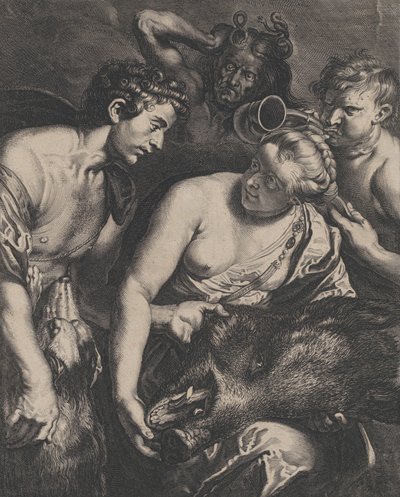 Atalanta és Meleager, 1618-84. alkotó: Cornelis Bloemaert