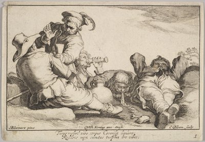 A foglalkozás örömei. alkotó: Cornelis Bloemaert