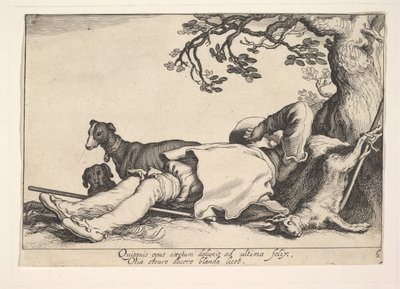 A foglalkozás örömei. alkotó: Cornelis Bloemaert