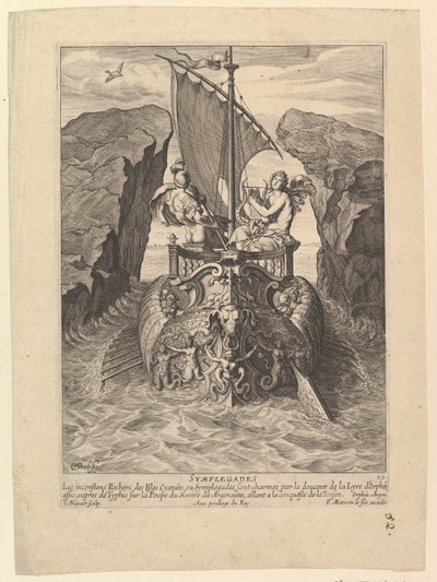Symplegades, 17. század. alkotó: Cornelis Bloemaert