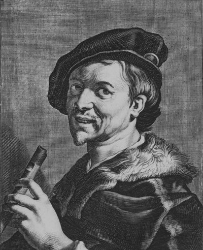 A furulyás ember, 1625. alkotó: Cornelis Bloemaert