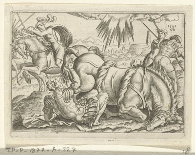 Pál megtérése Pál élete (sorozat címe) alkotó: Cornelis Bos