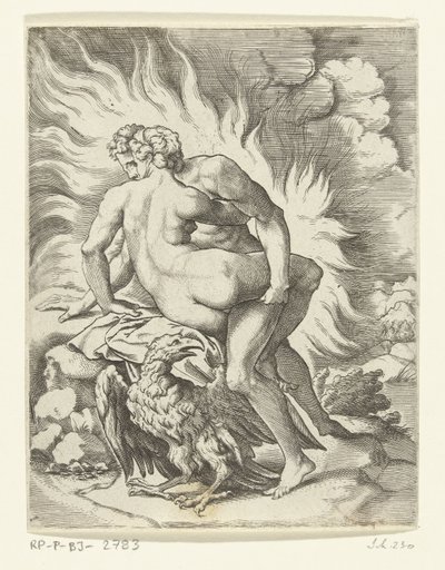 Jupiter és Aegina Jupiter szerelmi kalandjai (sorozat címe) alkotó: Cornelis Bos