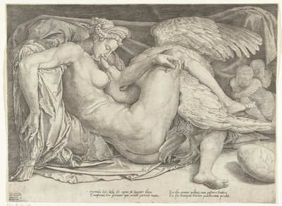 Léda és a hattyú alkotó: Cornelis Bos