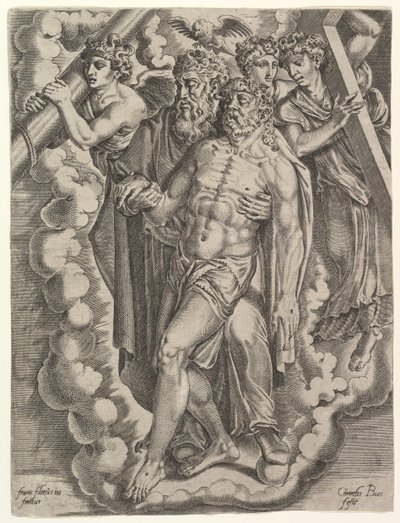 A Szentháromság. alkotó: Cornelis Bos