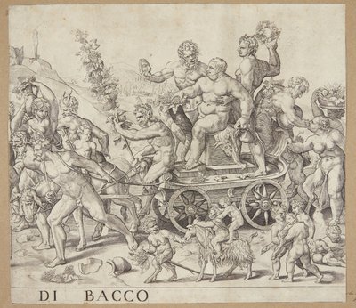 Bacchus diadala alkotó: Cornelis Bos