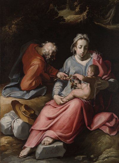 A Szent Család alkotó: Cornelis Cornelisz. van Haarlem
