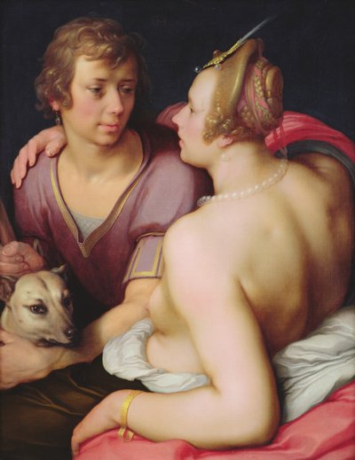 Vénusz és Adonisz, 1610 alkotó: Cornelis Cornelisz van Haarlem