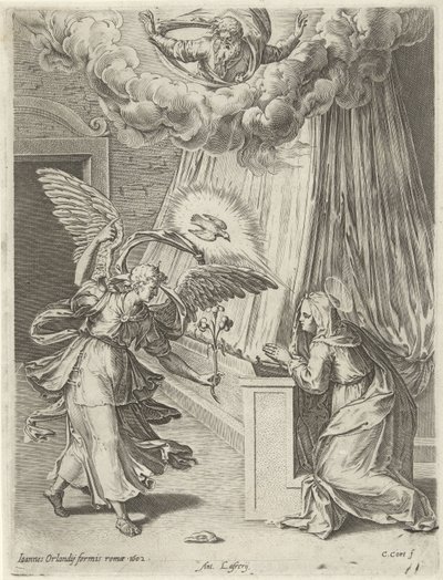 Angyali Üdvözlet alkotó: Cornelis Cort