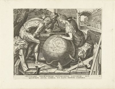 Geometria (geometria) The Seven Liberal Arts (sorozat címe) alkotó: Cornelis Cort