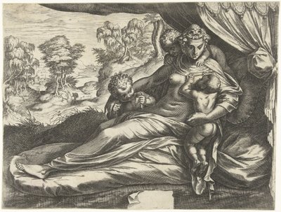 Szerelem (Caritas) alkotó: Cornelis Cort