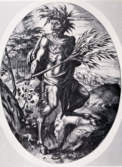 Sylvain, Cornelis Cort erdőinek istene alkotó: Cornelis Cort