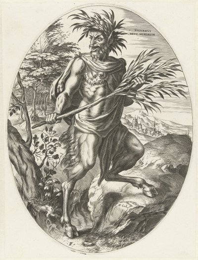 Sylvanus A mezőgazdaság istenei (sorozat címe) alkotó: Cornelis Cort