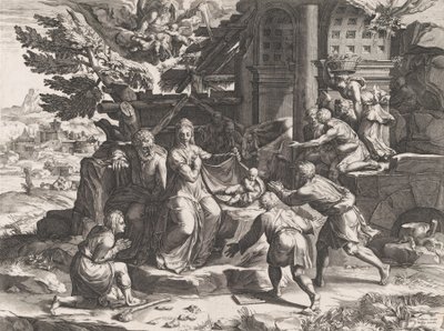 A Pásztorok imádása, 1569. alkotó: Cornelis Cort