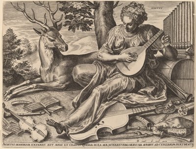 Meghallgatás alkotó: Cornelis Cort after Frans Floris I