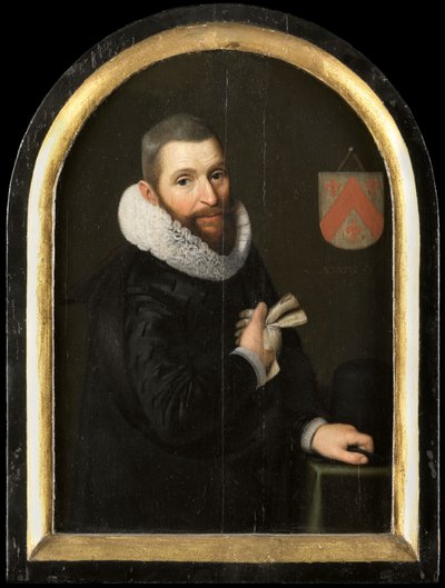 Johan Gerritsz van Schoterbosch portréja, 1620 körül (olaj, tábla) alkotó: Cornelis Engelsz