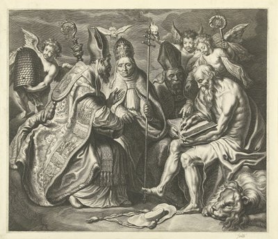 A négy egyházatya alkotó: Cornelis Galle (I)
