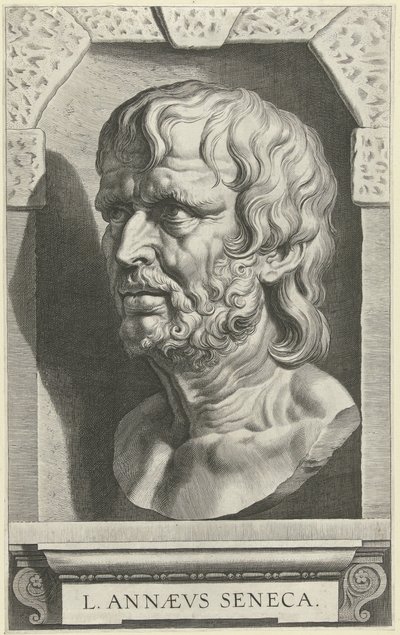 Portretbuste van Seneca alkotó: Cornelis Galle (I)