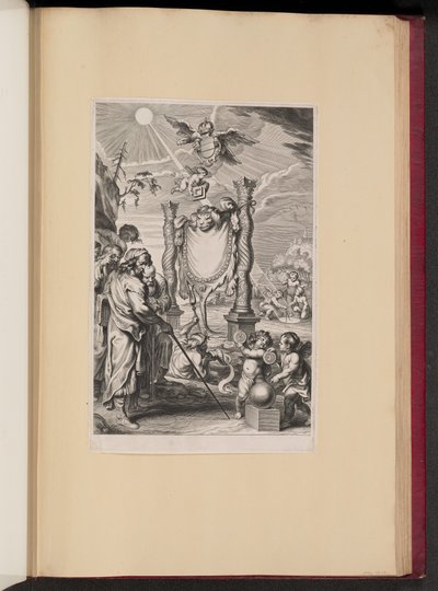 Címlap a G. de St. Vincent, Geometriai munka a kör négyzetesítéséről alkotó: Cornelis Galle II after Abraham Diepenbeeck