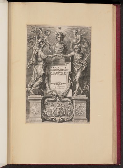 Címlap Frederik de Marselaer, Legatvs alkotó: Cornelis Galle II after Sir Peter Paul Rubens