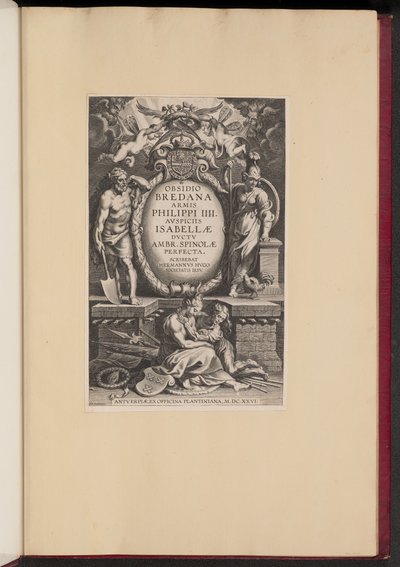 Címlap Herman Hugo "Bredana ostroma" című művéhez alkotó: Cornelis Galle I after Sir Peter Paul Rubens