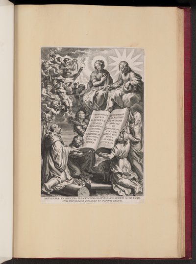 Címlap: Louis Blosius, Opera alkotó: Cornelis Galle I after Sir Peter Paul Rubens