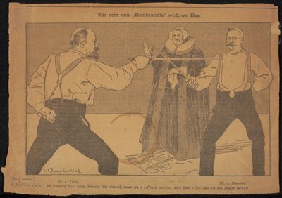 Újságkivágás Jan Veth archívumából alkotó: Cornelis Gerardus 