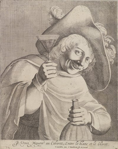 Férfi egy pohárral alkotó: Cornelis I Danckerts