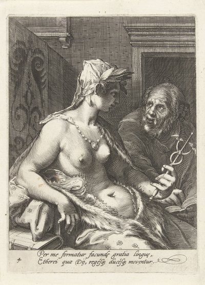 Retorika The Seven Liberal Arts (sorozat címe) alkotó: Cornelis Jacobsz. Drebbel