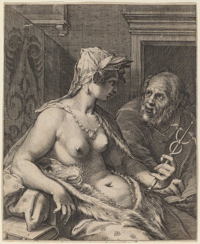 Költészet alkotó: Cornelis Jacobsz Drebbel, after Hendrik Goltzius