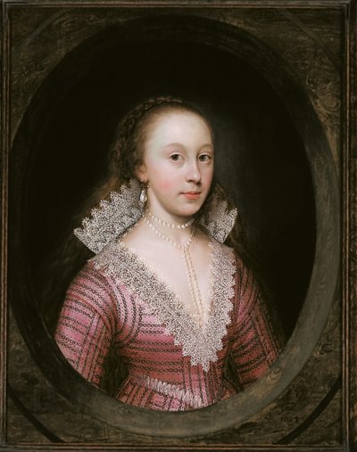 Egy hölgy, akit Catherine Fenn-nek hittek. alkotó: Cornelis Janssens van Ceulen