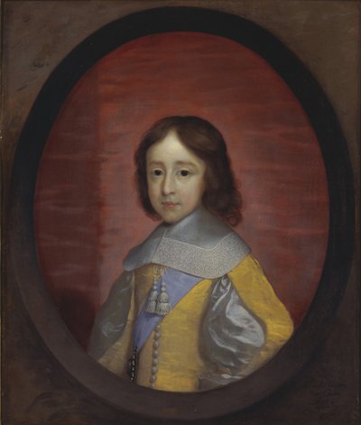 III. Vilmos, Orange hercege 1650-1702, gyermekként, 1657 alkotó: Cornelis Janssens van Ceulen