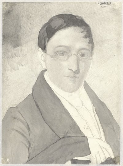 Szemüveges úr portréja alkotó: Cornelis Kruseman