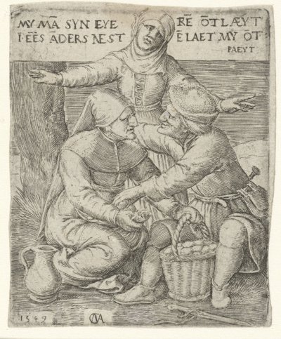 A házasságtörés allegóriája alkotó: Cornelis Massijs