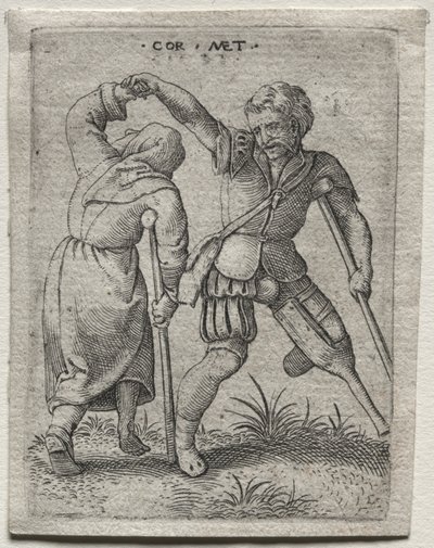 Táncoló nyomorékok alkotó: Cornelis Massys