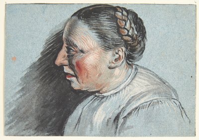 Egy farmer feleségének mellszobra alkotó: Cornelis Pietersz Bega