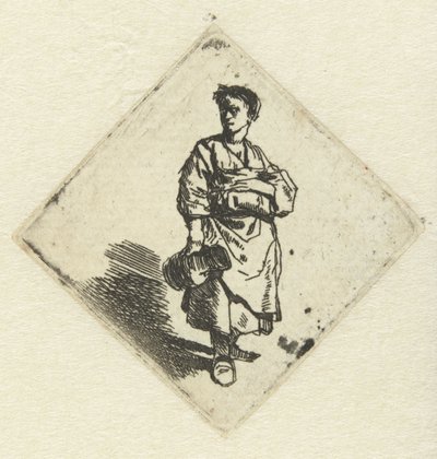 Álló nő kancsóval a jobb kezében alkotó: Cornelis Pietersz. Bega