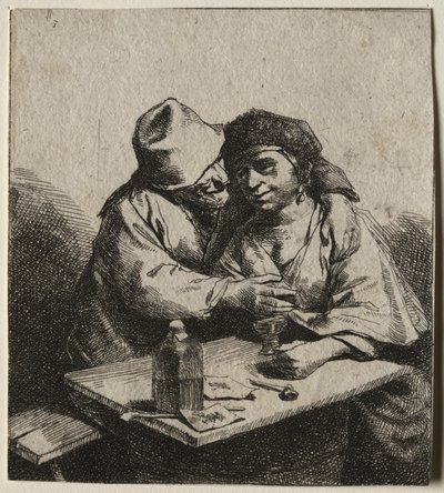 A szerelmes pár alkotó: Cornelis Pietersz Bega