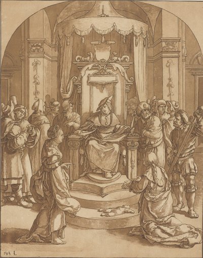Salamon ítélete alkotó: Cornelis Ploos van Amstel (signed by artist)