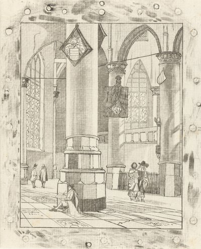 Kerkinterieur alkotó: Cornelis Ploos van Amstel