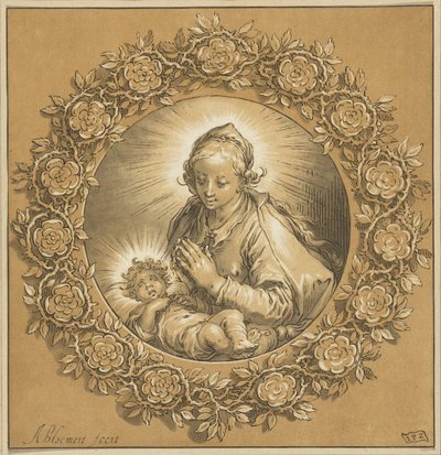 Mária gyermek Krisztussal Szűz Mária és a gyermek Jézus alkotó: Cornelis Ploos van Amstel