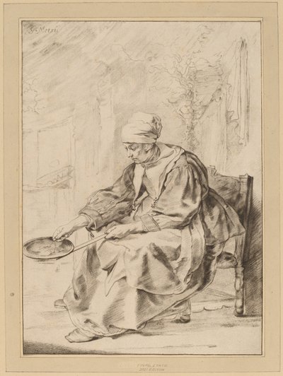 Palacsinta nő alkotó: Cornelis Ploos van Amstel