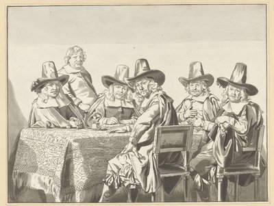 A haarlemi árvaház régensei alkotó: Cornelis Ploos van Amstel