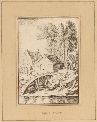 Hajógyár, 1761, megjelent 1765. alkotó: Cornelis Ploos van Amstel