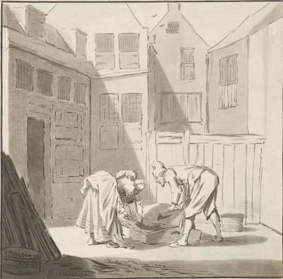Disznóvágás alkotó: Cornelis Ploos van Amstel